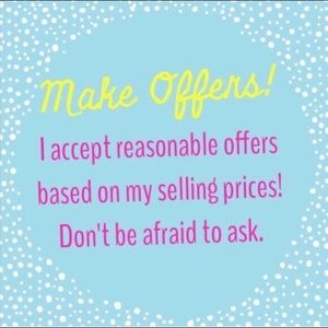 😊MAKE OFFER😃